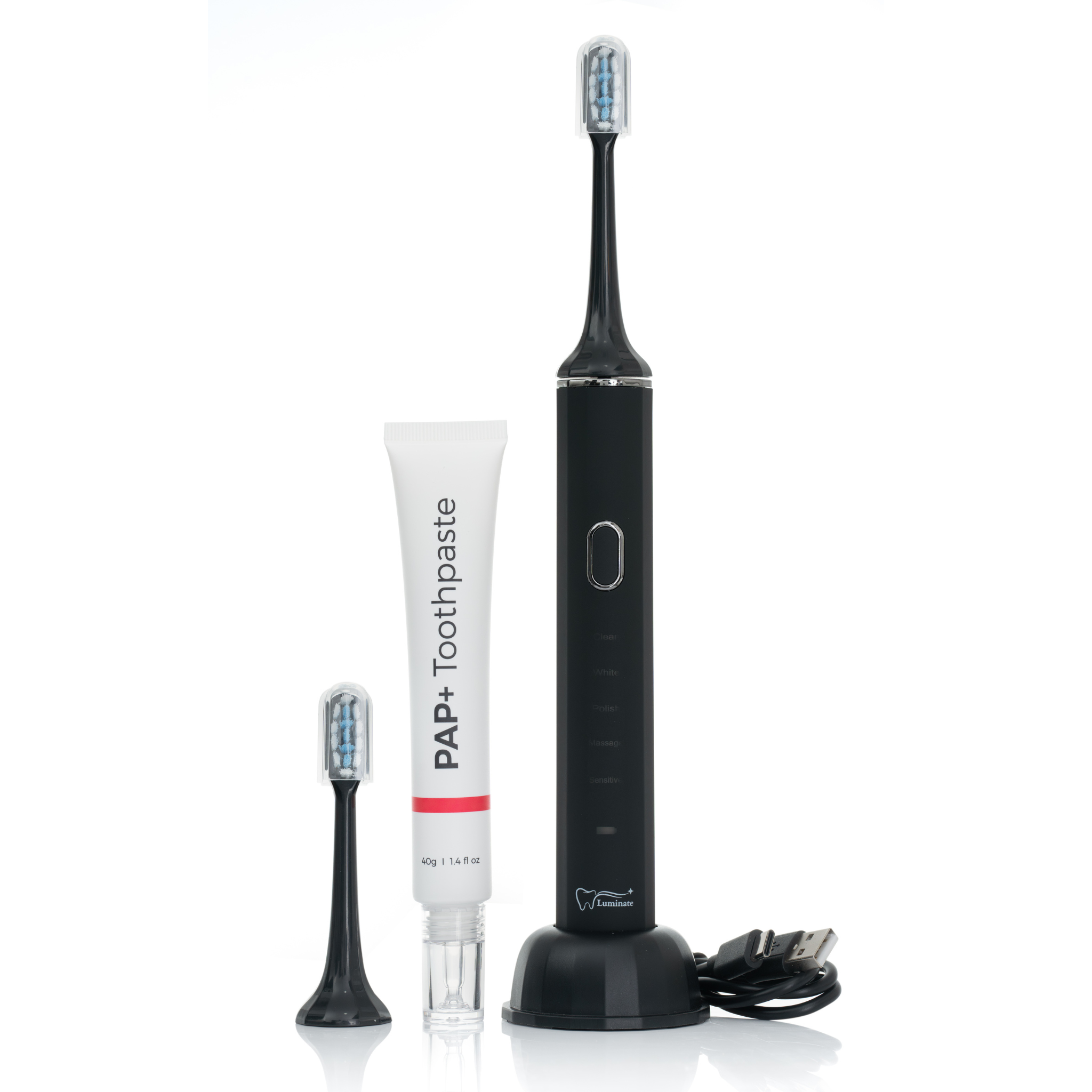 LED Electric Whitening Toothbrush+ FREE PACK OF TOOTHPASTE