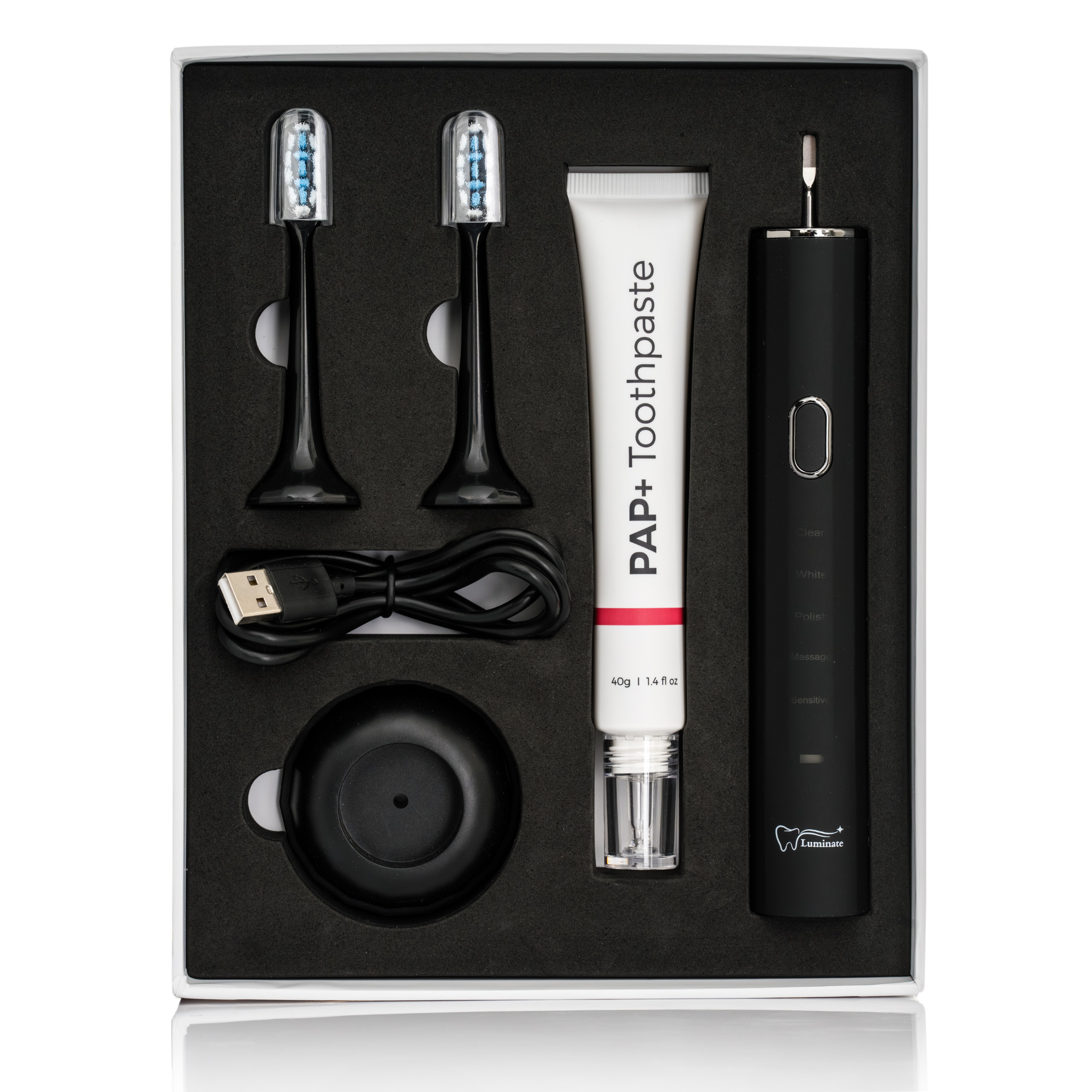 LED Electric Whitening Toothbrush+ FREE PACK OF TOOTHPASTE
